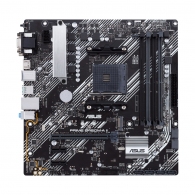 ASUS PRIME B450M-A II, Socket AM4, AMD B450, Dual 4xDDR4-4400, APU AMD graphics, VGA, DVI, HDMI, 1xPCIe X16, 6xSATA3, RAID, 1xM.2, ALC887 HDA, 2xPCIe X1, GbE LAN, 2xUSB3.2 Gen 2, 6xUSB3.2, Aura Sync RGB, 5X Pro.III, mATX thumbnav 1