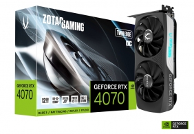 Видеокарта ZOTAC GeForce RTX 4070 Twin Edge OC / 12GB / GDDR6X / 192bit thumbnav 1