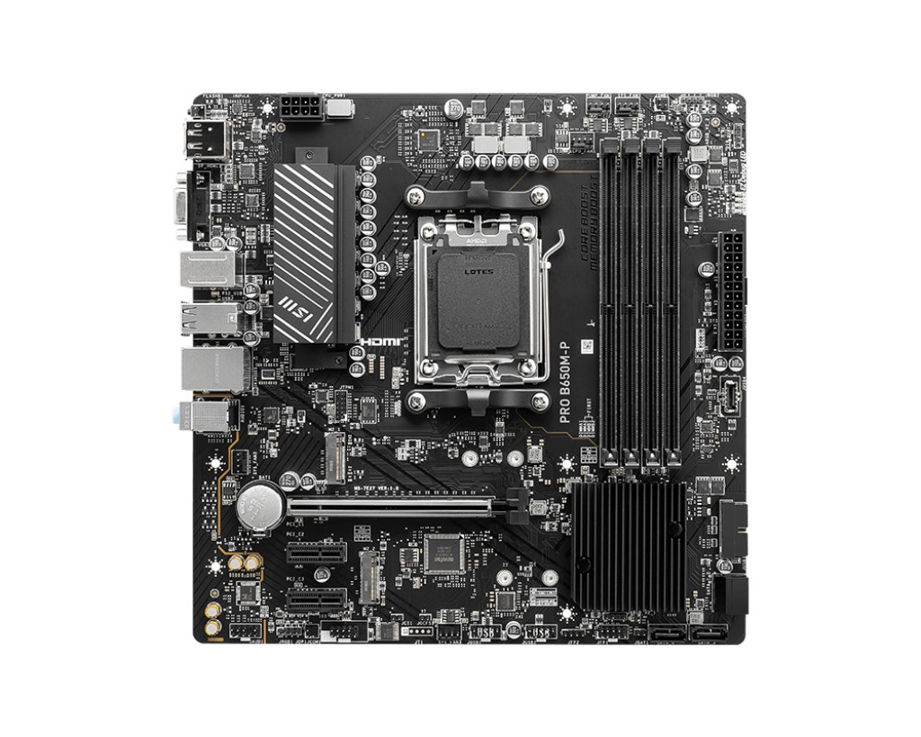 Материнская плата MSI PRO B650M-P / AM5 / B650 / DDR5 / mATX photo 2
