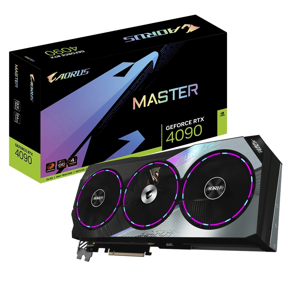 Placa video Gigabyte AORUS GeForce RTX 4090 MASTER/ 24GB/ GDDR6X/ 384bit
