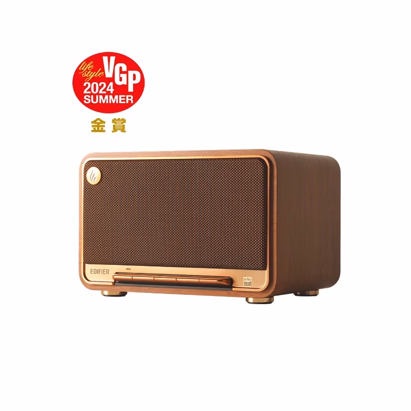 Настольная беспроводная колонка Edifier D32 Brown/ 60W / Apple AirPlay2 / Bluetooth 5.3 / 5200mAh