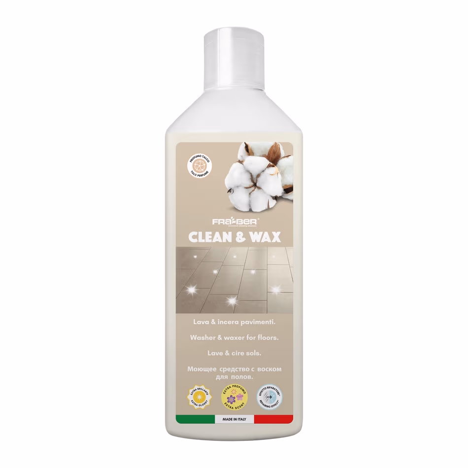 Detergent si ceara p/u pardosele cu efect de restaurare, CLEAN&WAX 1L 