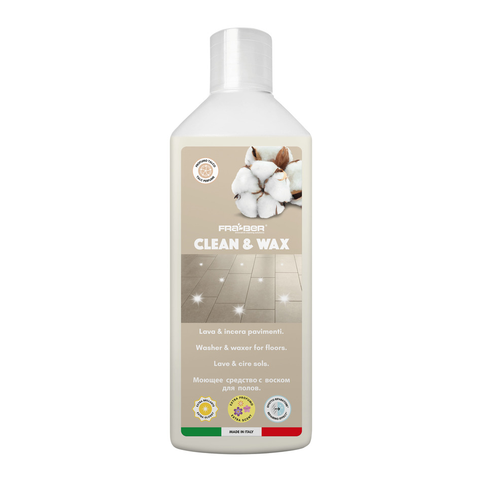 Моющее средство с воском для пола с эфеектом восстановления,CLEAN&WAX 1л photo 1 Моющее средство с воском для пола с эфеектом восстановления,CLEAN&WAX 1л photo 1