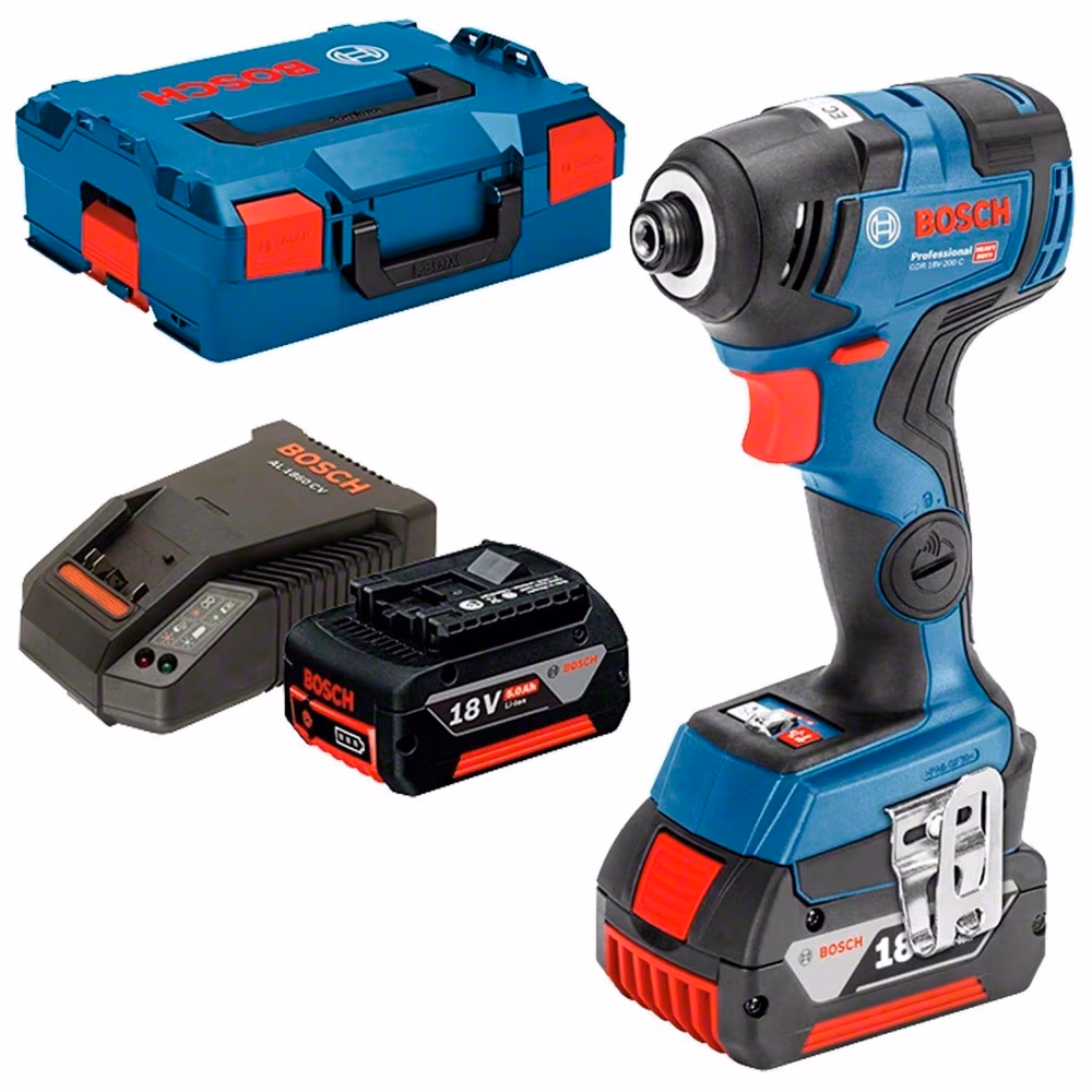 Masina de gaurit si insurubat  cu acumulator Bosch GDR 18V-200 C (06019G4101)  