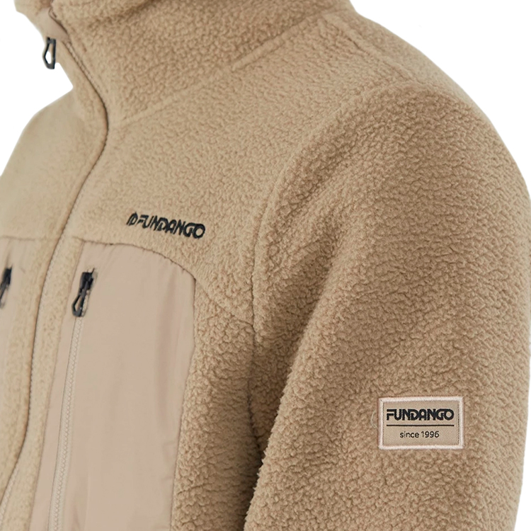 Hanorac pt bărbați Fundango Haven Hybrid Jacket S Bej photo 3