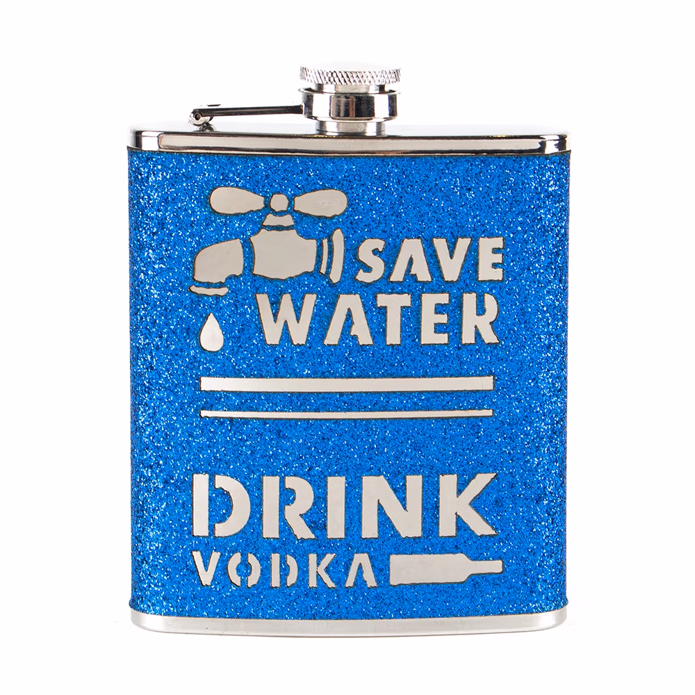 Фляжка Sport Save water, drink vodka