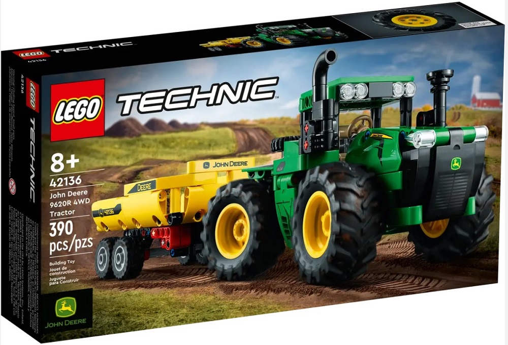 Конструктор Lego Technic John Deere 9620R 4WD Tractor 42136 от 8+ лет photo 1 Конструктор Lego Technic John Deere 9620R 4WD Tractor 42136 от 8+ лет photo 1