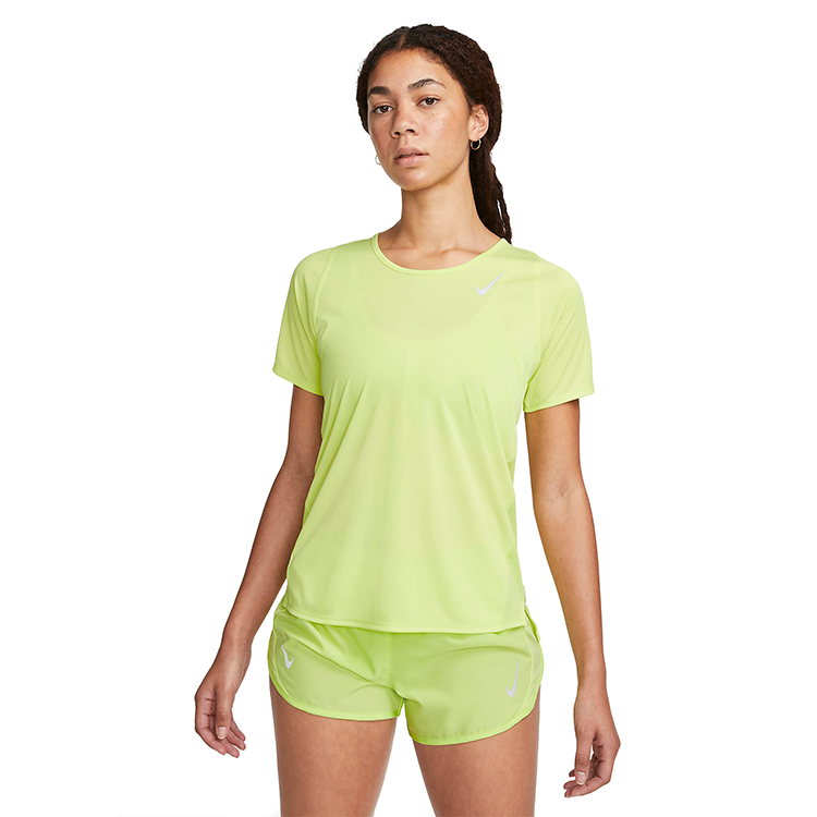 Tricou Nike W NK DF RACE TOP SS / Femei / L / Galben photo 4