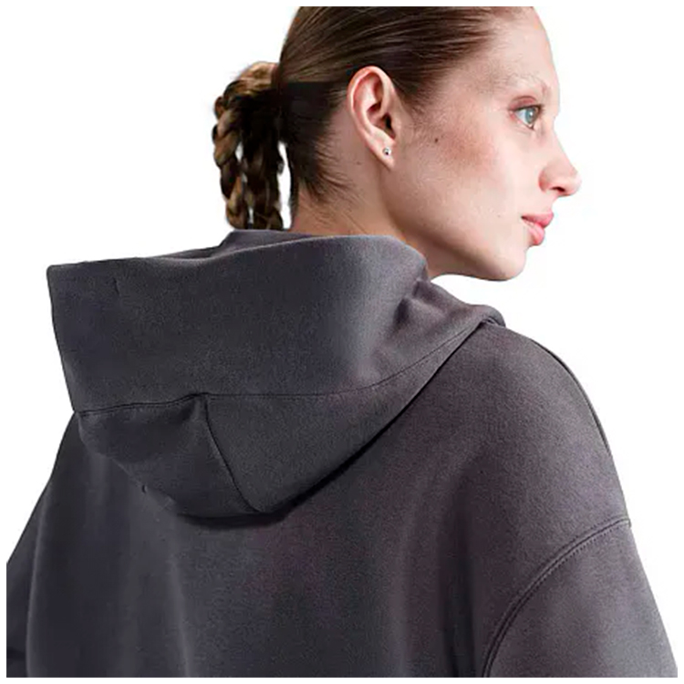 Jacheta Nike W NSW STYLE FLC PO HOODIE OS XL Gri Femei photo 3