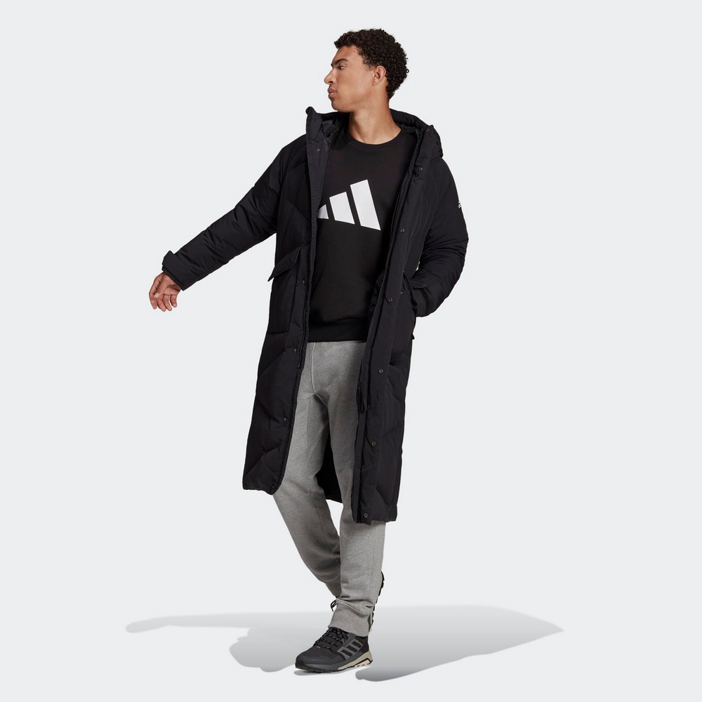 Куртка мужская Adidas BIG BAFFLE COAT S Черный photo 3