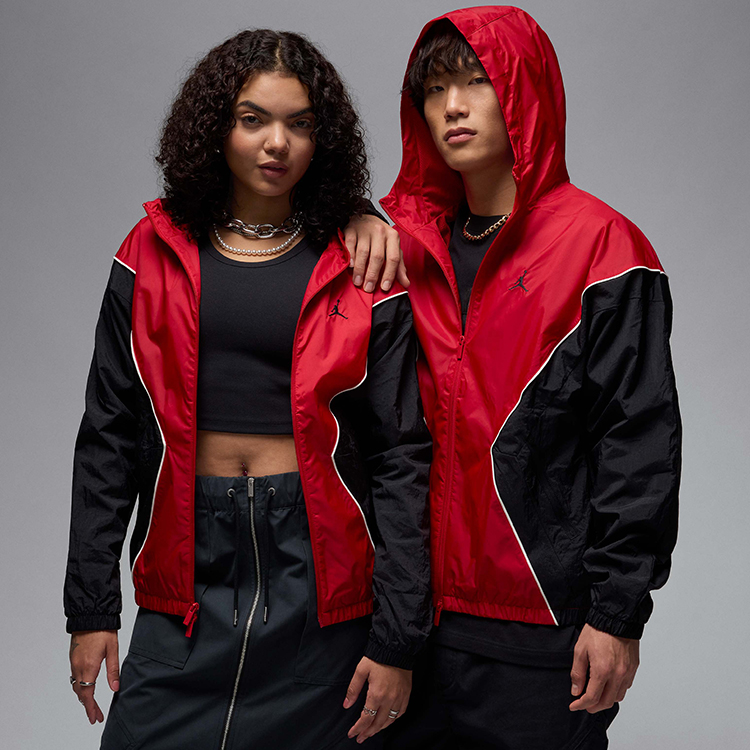 Hanorac pt bărbați Nike M J DRAFT JKT XS Negru-rosu photo 3