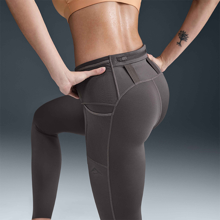 Легинсы Nike W NK TRAIL DF HR 7/8 TGHT M Серый Женский photo 6