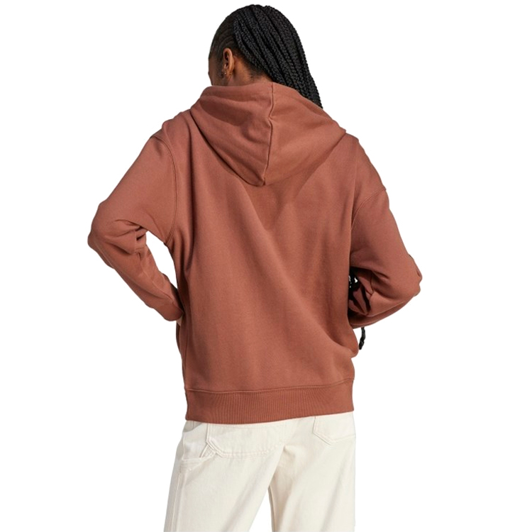 Hanorac Adidas W 3S FT FZ O HD HOODY FULLZIP 2XS Maro Femei photo 2