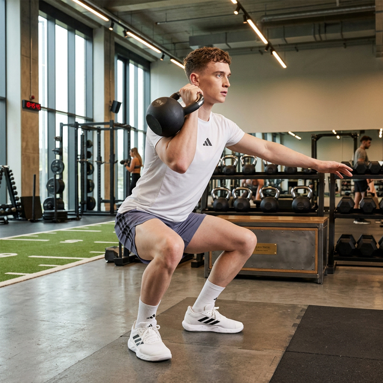 Sorti de bărbați Adidas POWER 3S SHORT XS Gri photo 2