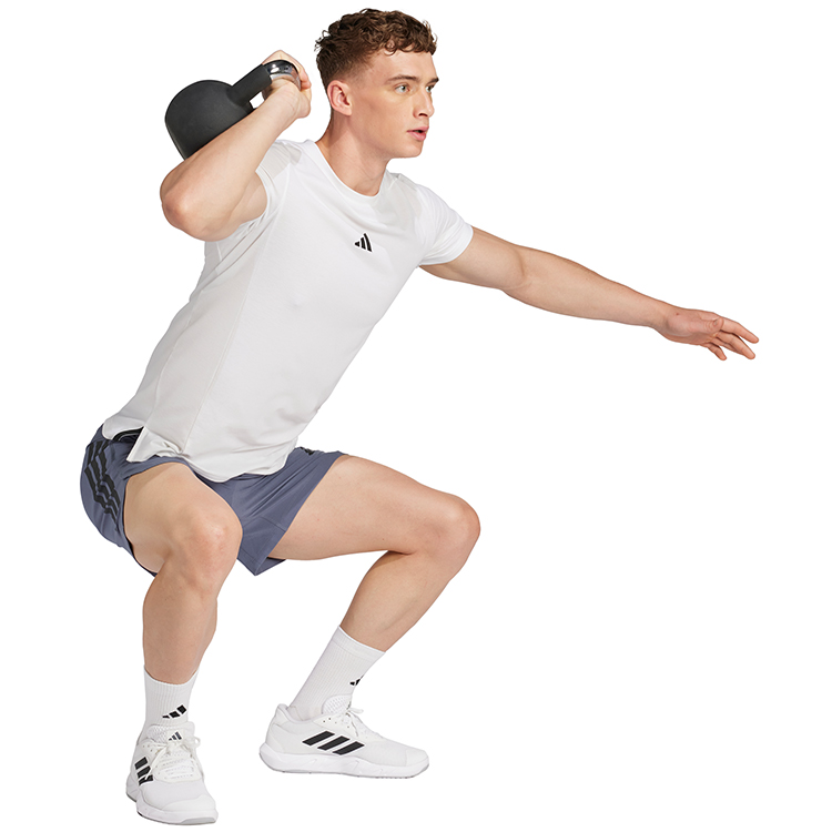 Sorti de bărbați Adidas POWER 3S SHORT XS Gri photo 6