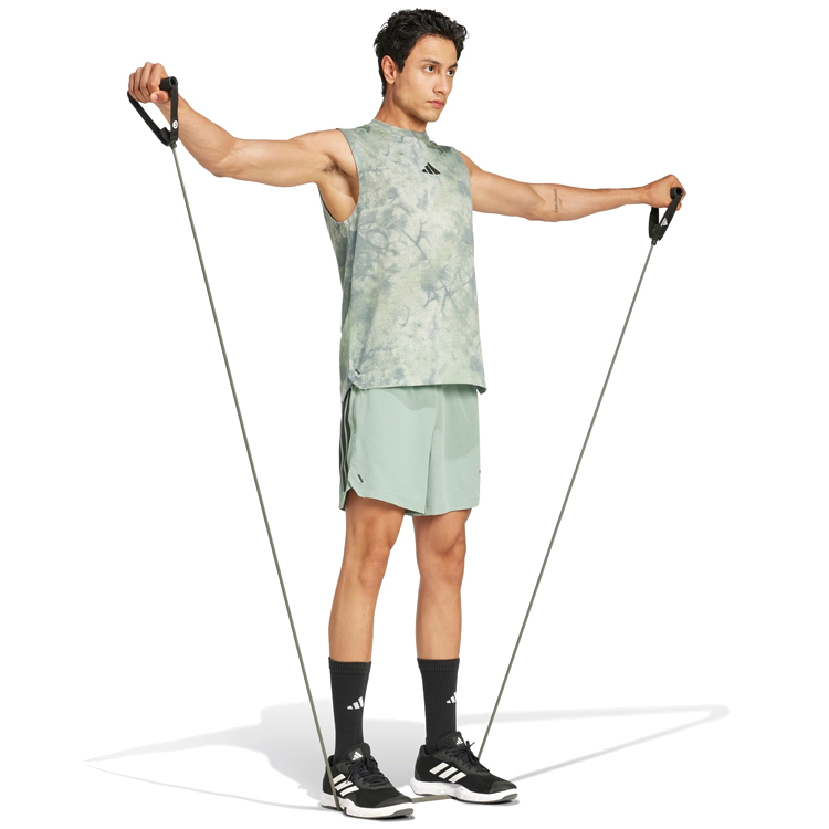 Майка для мужчин Adidas POWER AOP TANK XS Серый photo 2