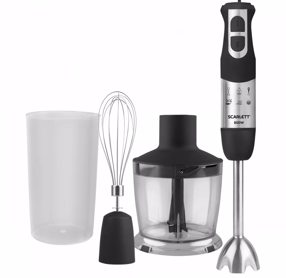 Blender Scarlett SC-HB42F36, 600 ml, 6 trepte viteza, Negru 