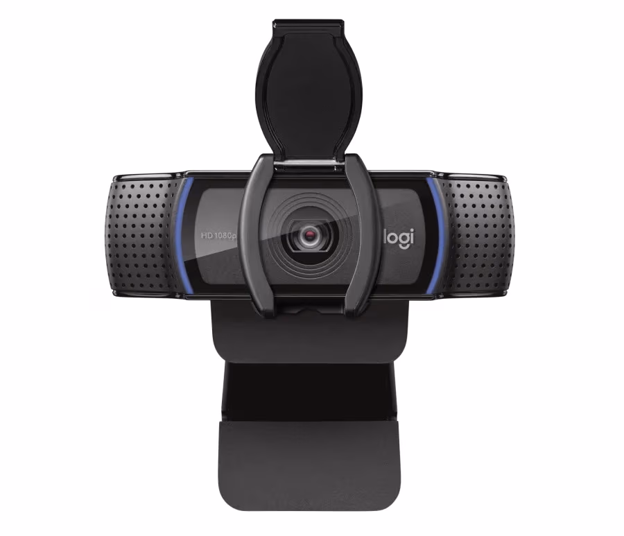 Logitech Business HD C920e Webcam, Full HD 1080p video calls, Microphone stereo, dual omni-directional, H.264 video standard, Diagonal field of view (dFoV): 78°,  Autofocus, USB 2.0 