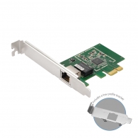 EDIMAX EN-9225TX-E, 2.5 Gigabit Ethernet PCI Express Server, PCI Express Gen 2 x 1, High speed 2.5Gbps transmission over CAT 5e or Better cables, Low-profile bracket, Backward compatible with 2.5Gbps/1Gbps/100Mbps thumbnav 1