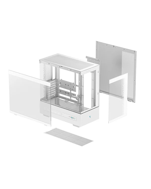 Carcasa DEEPCOOL CH560 DIGITAL / w/oPSU / Side-Window / Digital screen / 3x140mm ARGB, 1x120 ARGB / ATX photo 5