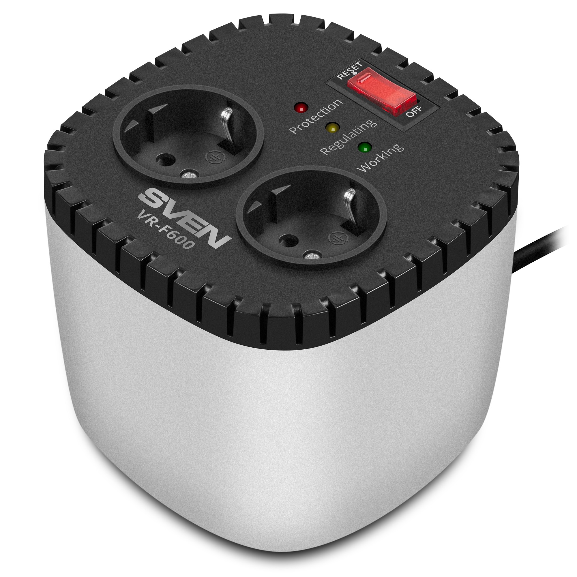 Stabilizator de tensiune SVEN VR-F600, 200W photo 1
