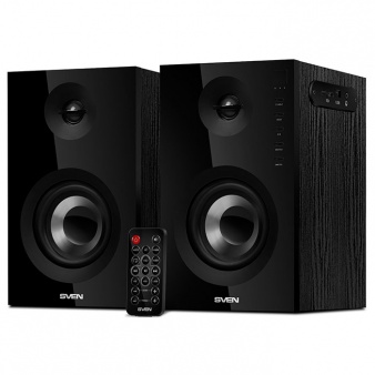 Колонки 2.0 SVEN SPS-721 / 50W RMS / Bluetooth / USB / SD / Black photo 1