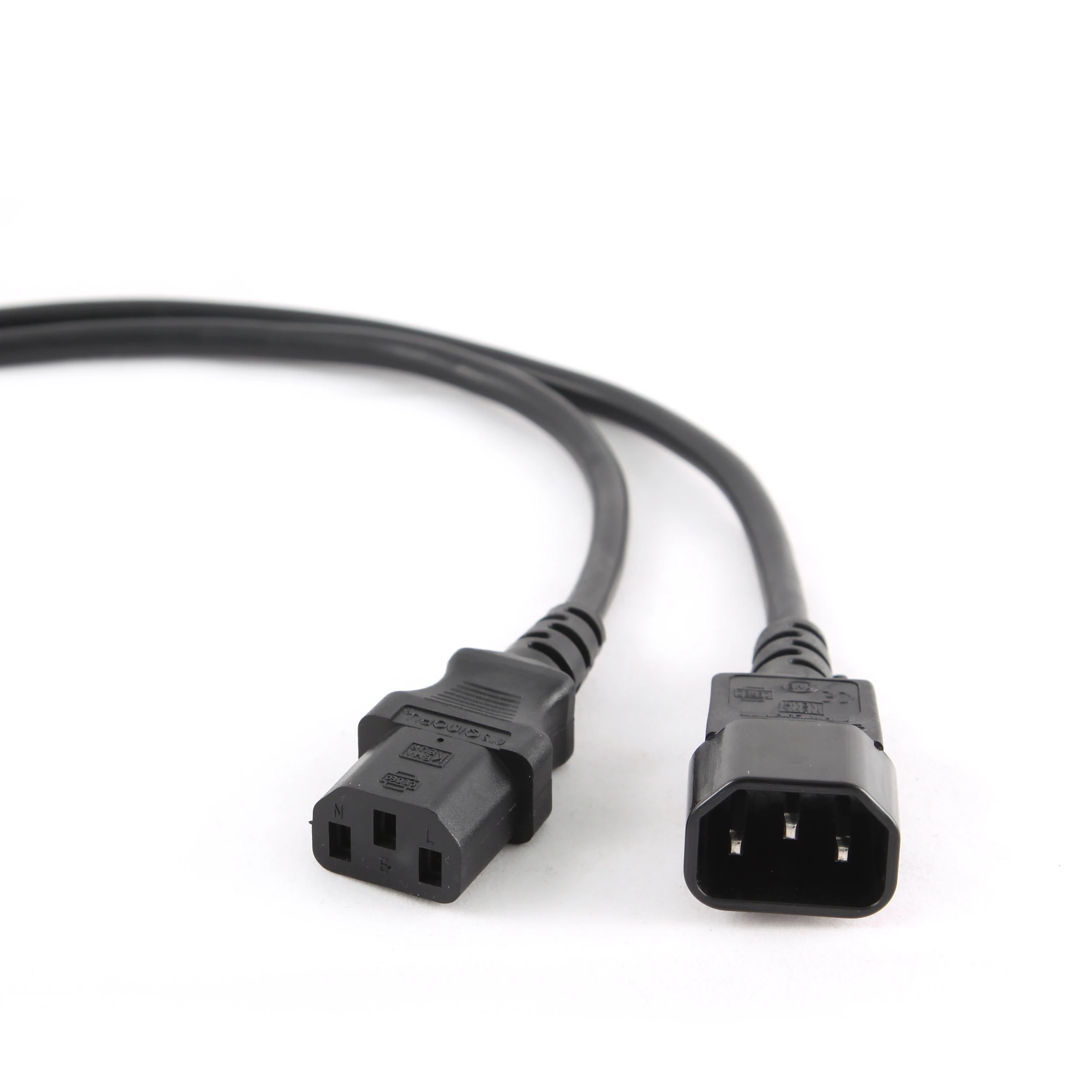 Power Extension cable PC-189-VDE-5M (C13 to C14), 5m, for UPS, VDE approved