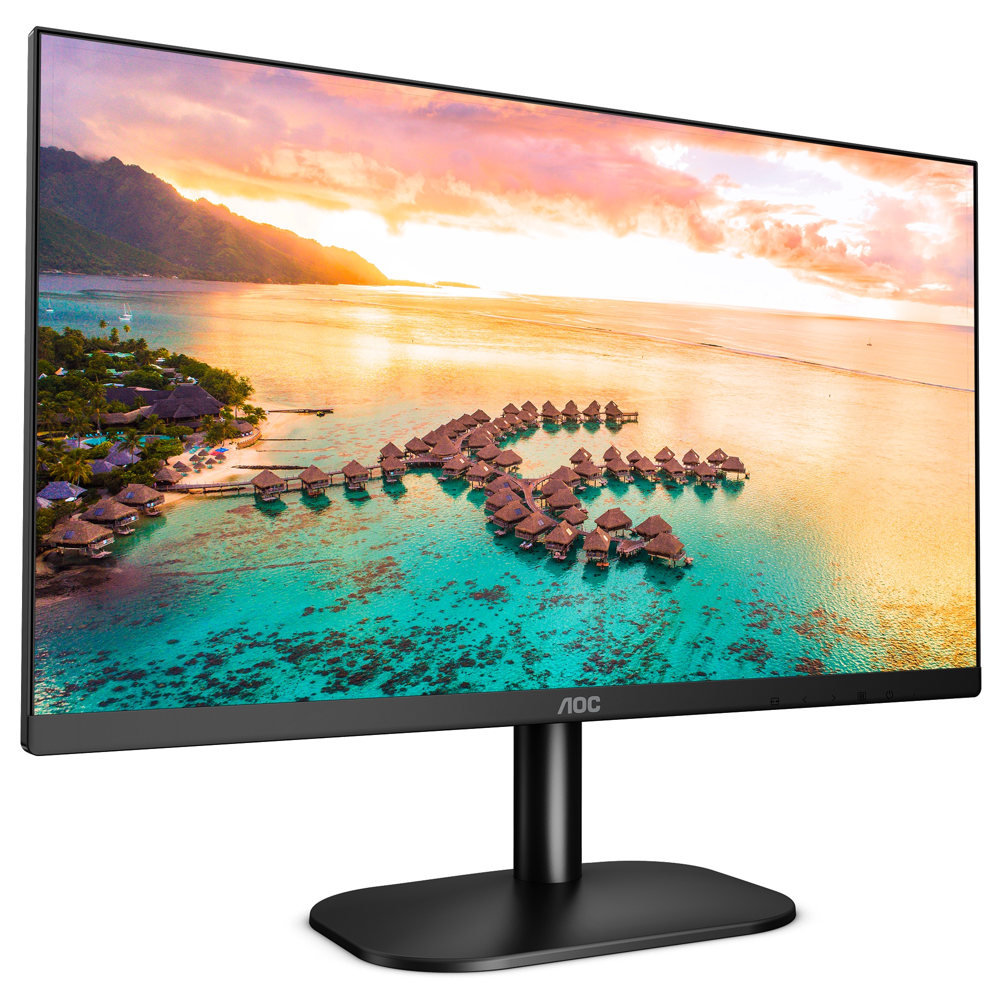 23.8” Монитор AOC 24B2XH / 7ms / FHD / Black photo 2