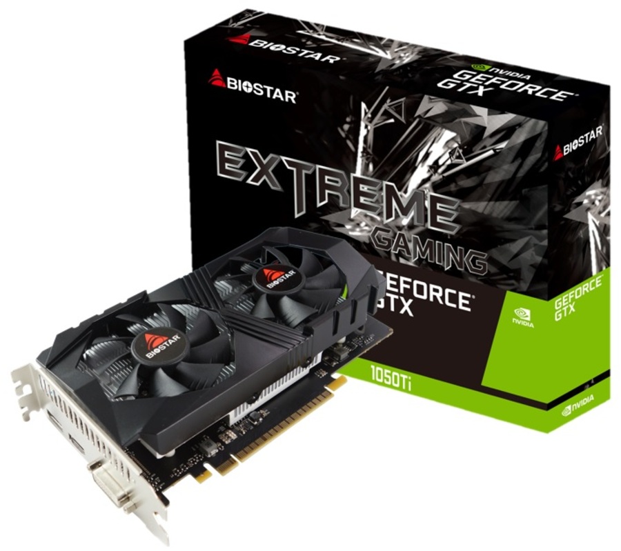 Видеокарта BIOSTAR GeForce GT 1050 Ti / 4GB / GDDR5 / 128Bit photo 1