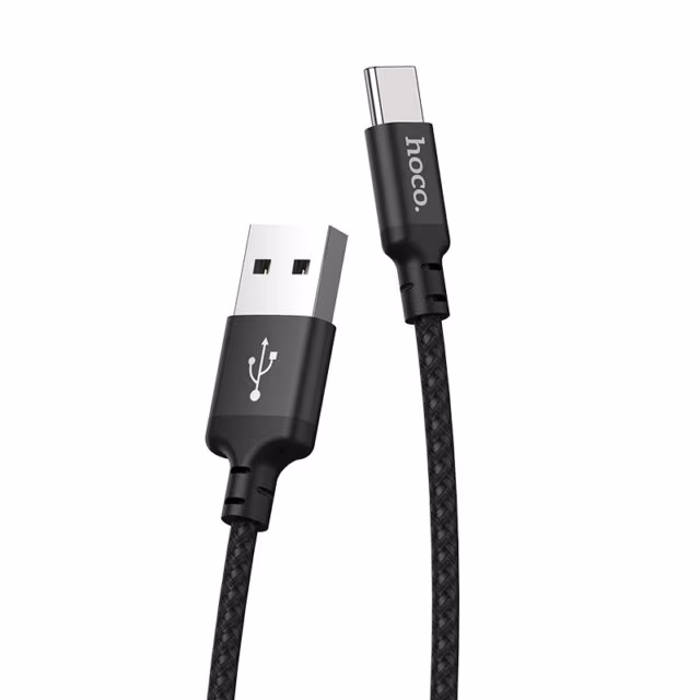 Кабель USB на Type-C HOCO  X14 “X14 Times speed” / 1m / PVC / up to 2.0A / Black 
