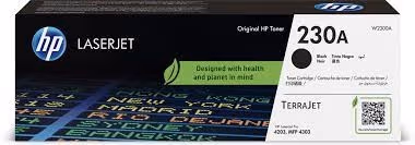 HP 230A Black Toner 2,000 pages for  HP Color LaserJet Pro 4203dn, HP Color LaserJet Pro 4203dw, HP LaserJet Pro MFP 4303dw, HP LaserJet Pro MFP 4303fdn, HP LaserJet Pro MFP 4303fdw