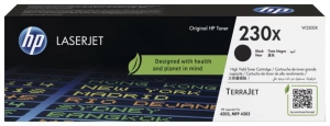 HP 230A Black Toner 2,000 pages for  HP Color LaserJet Pro 4203dn, HP Color LaserJet Pro 4203dw, HP LaserJet Pro MFP 4303dw, HP LaserJet Pro MFP 4303fdn, HP LaserJet Pro MFP 4303fdw thumbnav 3