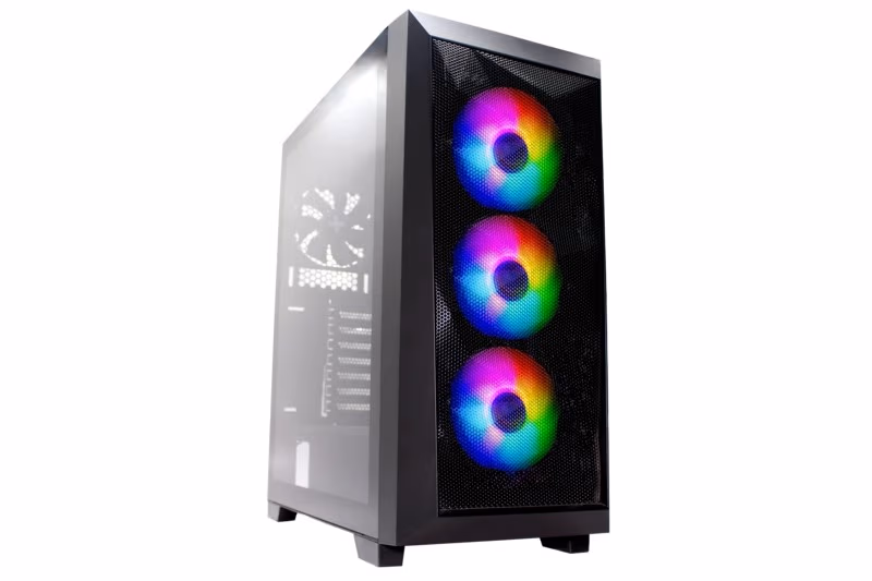 Корпус XILENCE Xilent Breeze XG131 / w/oPSU / Side panel / 3x ARGB 120mm + 1x120mm / ATX / Black