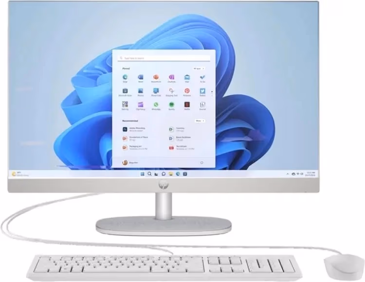 Моноблок 23.8” HP 24-cr0017ci / Ryzen 5 7520U/ 8GB / 512GB SSD / Shell White 