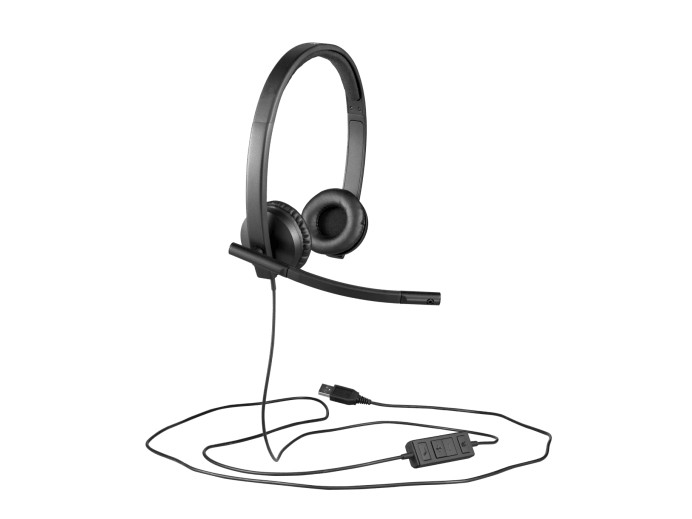 Наушники Logitech H570e / Stereo / USB-C / Black photo 5