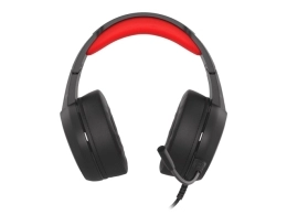 Наушники проводные Genesis Headset Neon 200, Stereo, Microphone, RGB Backlight, Black-Red