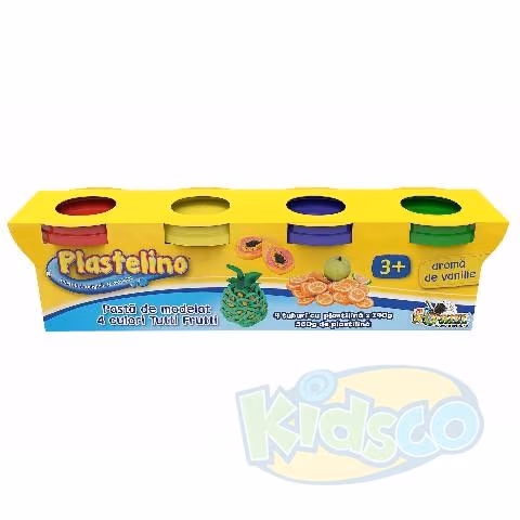 Noriel INT5331 Plastelino - Pasta De Modelat 4 Culori Tutti Frutti 