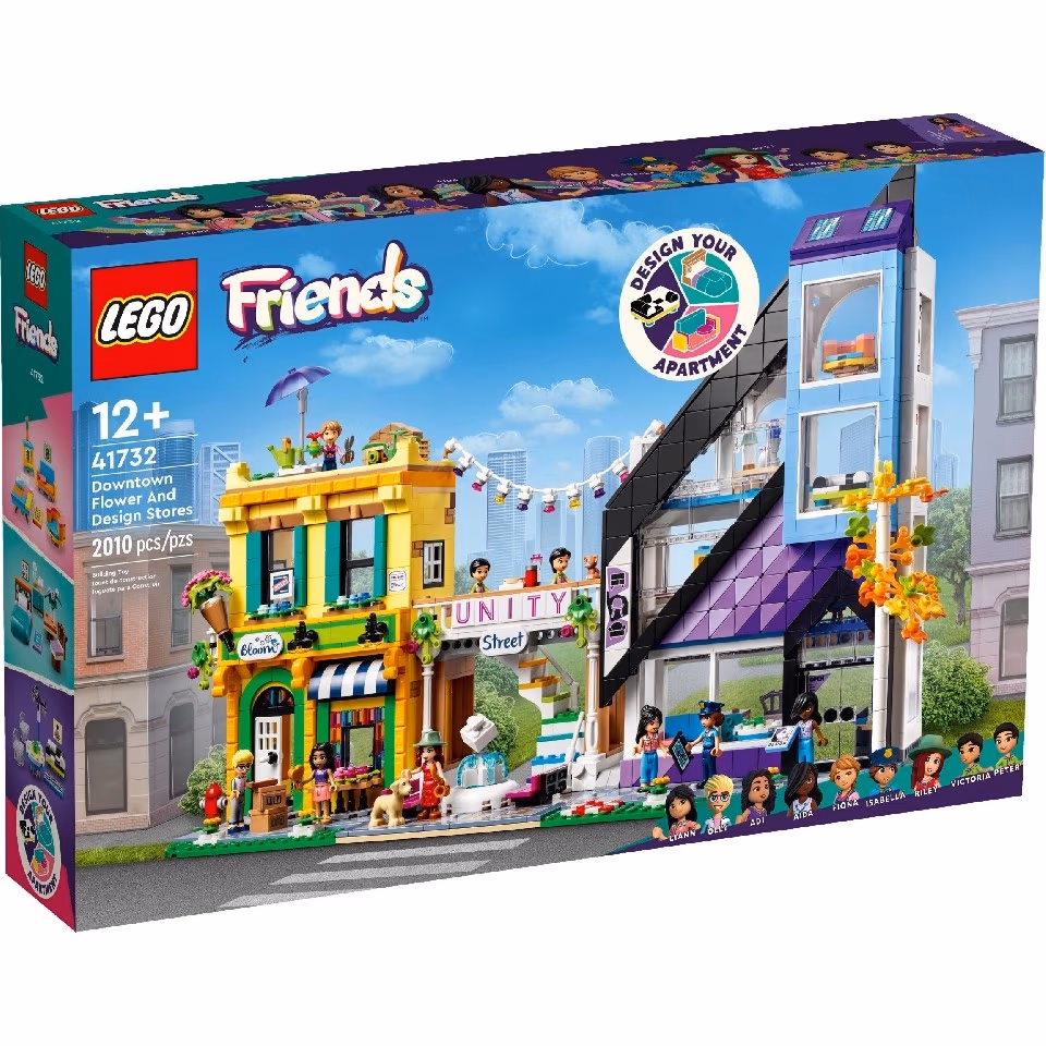 Lego Friends 41732 Downtown Flower and Desing Stores