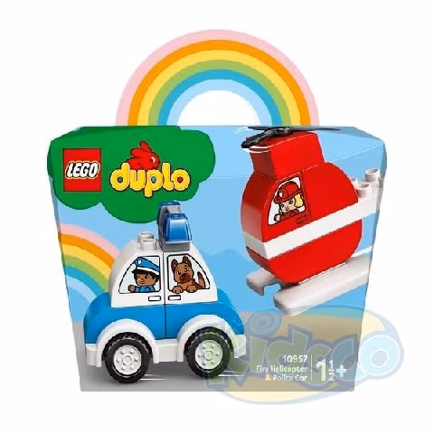 Lego Duplo 10957 Fire Helicopter & Police Car