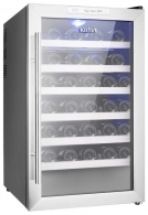 Винный холодильник Kitfort  KT-2410, 28 бутылок, 72.6 см, B, Нержавеющая сталь