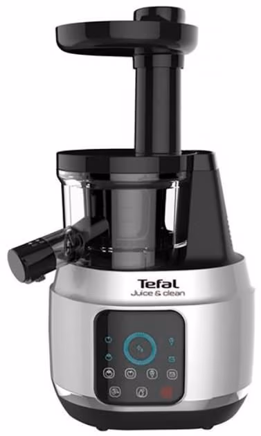 Соковыжималка шнековая Tefal ZC420E38, 0.8 л, 150 Вт, 4 скоростей, Серебристый 