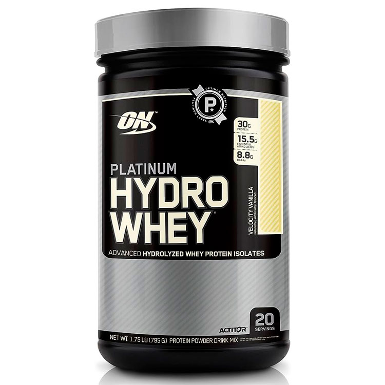 Гидролизат протеина Optimum Nutrition ON PLATINUM HYDROWHEY VELOCTY VAN 1.75LB/585 г photo 1