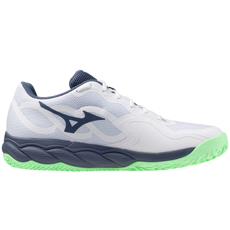 Кроссовки Mizuno WAVE ENFORCE COURT AC / Унисекс / 40 / Белый/Серый/Зеленый photo 2