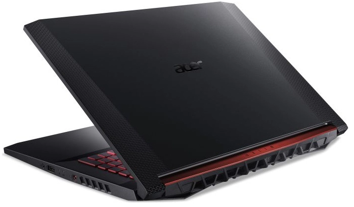 Laptop Acer Nitro AN517-51-7037, Core i7, 16 GB, DOS, Negru cu rosu
