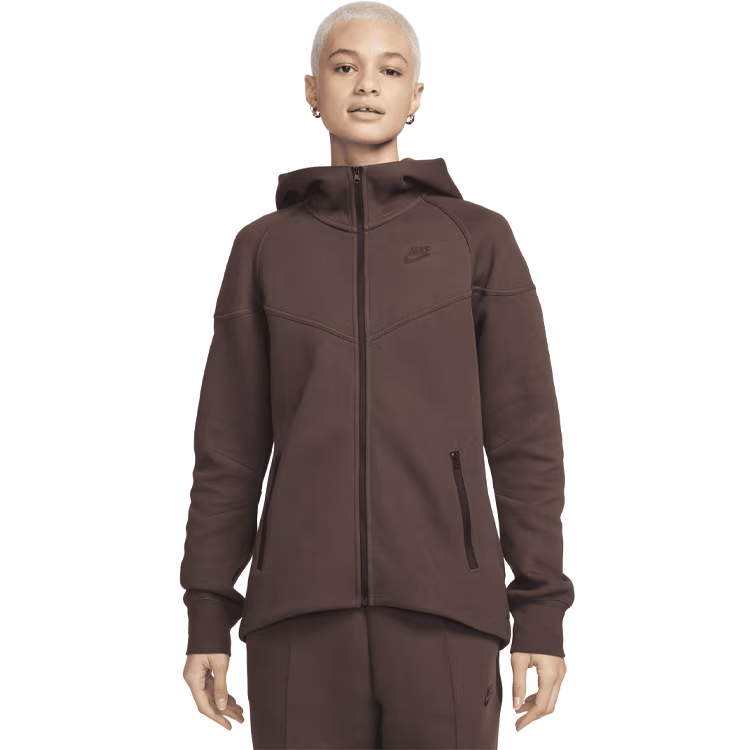 Hanorac Nike W NSW TCH FLC WR FZ HDY
