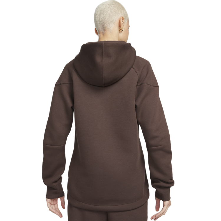 Hanorac Nike W NSW TCH FLC WR FZ HDY XS Maro Femei photo 2