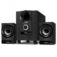 SVEN MS-150 Black, 2.1 / 8W+2x3.5W RMS, sub. wooden, (sub.4.0" + satl.3") thumbnav 1