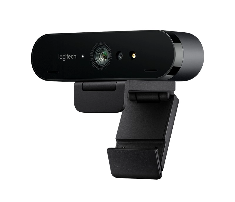 Logitech BRIO Stream 4K Ultra HD Webcam, Premium 4K Ultra HD 2160p/30fps with HDR, Diagonal Field of View 65°/78°/90°, Zoom Up to 5x, Autofocus, RightLight 3, 2 omni-directional mics, USB-A plug-and-Play supports USB-C, 2.2 m, black