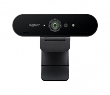 Logitech BRIO Stream 4K Ultra HD Webcam, Premium 4K Ultra HD 2160p/30fps with HDR, Diagonal Field of View 65°/78°/90°, Zoom Up to 5x, Autofocus, RightLight 3, 2 omni-directional mics, USB-A plug-and-Play supports USB-C, 2.2 m, black