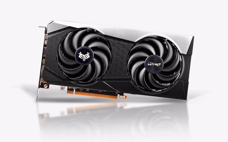 Sapphire NITRO+ Radeon™ RX 6600 XT OC 8GB GDDR6 128Bit 2607/16000Mhz, 1xHDMI, 3xDP, Dual Fan, SP: 2048, AMD RDNA 2, 2nd Gen 7nm GPU, PCIe4.0, Two-Ball Bearing, IFC IV, Hybrid Fan Blade, Dual X Cooling, Metal Backplate, Lite Retail